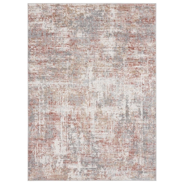 Manmade Austin Elegance Rust Accent Rectangle Rug 1 ft. 11 in. x 3 ft. MA3089408 - main